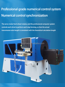 เครื่อง2D ลวดอัตโนมัติ CNC เครื่องขึ้นรูปลวดเหล็ก3D 3-8มม. เครื่องดัดลวด - Product Image 5