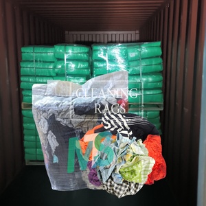 Trapos de Limpieza Industriales, Paquetes de 25 kg, Trapos de Camisetas Usados de Color, Trapos de Algodón para Limpieza - Product Image 1