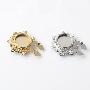 Clip di lusso sopra gli accessori con bottoni esistenti scintillanti <span class=keywords><strong>gemelli</strong></span> di strass <span class=keywords><strong>camicia</strong></span> senza bottone - Product Image 5