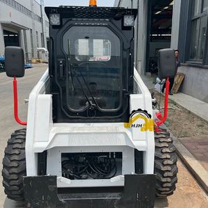 Free Shipping Mini Skid Steer Loader TS65 Cummins Engine 0.6m3 Bucket Capacity Wheel Loader Hydraulic Pilot <b>Control</b> High Load - Product Image 6