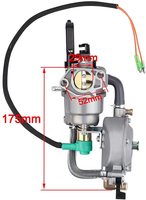 Kit de conversion GPL/GNC pour générateur à carburateur double carburant 4,5-6KW GX390 GX340 GX420 188F avec starter manuel