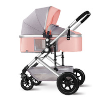 Poussette pliable multifonctionnelle 3 en 1 de style européen Z3 pour bébé