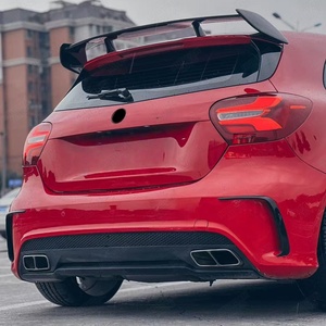 Les accessoires automatiques de <span class=keywords><strong>prix</strong></span> usine incluent le pare-chocs de voiture de jupe latérale de tuyau d'échappement de calandre pour la mise à niveau de la classe A W176 au style d'A45 <span class=keywords><strong>AMG</strong></span> - Product Image 6