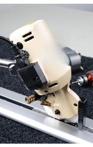 Automatic Cloth <b>Cutting</b> <b>Machine</b> with Long Handle Round Knife and <b>Fabric</b> End Cutter Thick Material Edge Cutter Used Condition - Product Image 3
