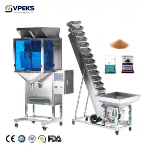 VPEKS Wholesale 100% Rice Wheat Corn Peanuts Automatic two weighing head quantitative dispensing machine