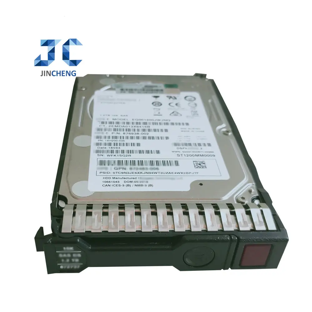 HDD sabit disk 872479-B21 872737-001 876938-002 781581-004 1.2TB SAS 12G 10K 2.5 sunucu sabit disk