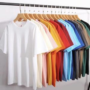 เสื้อยืดโอเวอร์ไซส์ผู้ชาย ผ้าหนา 240 กรัม ผ้าฝ้าย 100% แบบเรียบ สำหรับสั่งทำ ขายส่งจำนวนมาก - Product Image 4
