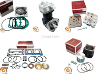 Compresseur d'air diesel refroidi par air en alliage d'aluminium de qualité OE, piston de 4 mm, 380 V, garantie 1 an pour Sinotruk HOWO Shaanxi SHACMAN