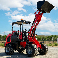 900kg Radlader Mini-Baumaschine Frontlader TL909 Kleiner Radlader mit Anbaugeräten zum Verkauf