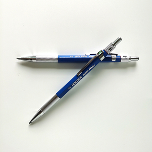 Lápiz Mecánico de Metal Completo, Portaminas Mecánico de <span class=keywords><strong>2</strong></span>.0 <span class=keywords><strong>mm</strong></span>, Lápiz de Embrague, Lápices Mecánicos para Artistas - Product Image 2