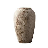 Vase de table en céramique hydroponique de Style chinois rétro tacheté nouveau meuble TV d'entrée de Style Wabi-Sabi pour vase d'arrangement de fleurs