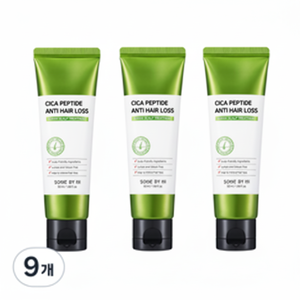 Somebymi Cica Peptide Trattamento Anticaduta per il Cuoio Capelluto, 9 Pezzi, Maschera per Capelli in Tubo da 50ml, Scontata Derma - Product Image 1
