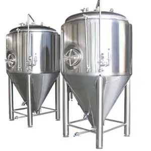 Fermentador cónico con camisa, equipo de elaboración de cerveza, 1000l