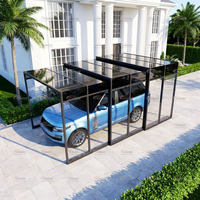 Abri de Veranda Moderne en Aluminium Pliable et Rétractable pour Camping-Car, Voiture ou Fourgonnette