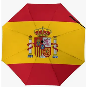 Parapluie compact de <span class=keywords><strong>voyage</strong></span> 2026 Tournoi de football Drapeau national Parapluie automatique portable léger coupe-vent - Product Image 4