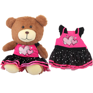 Yeni varış peluş oyuncak bebek giysileri oyuncak ayı oyuncak bebek giysileri elbise - Product Image 5