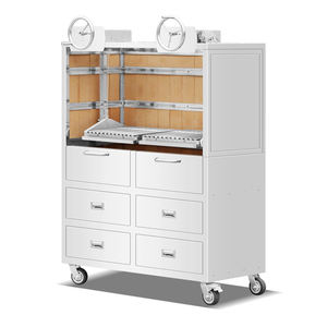 Griglia a Carbone Santa Maria per Hotel e <span class=keywords><strong>Resort</strong></span>, Parrilla Argentina in Acciaio Inox con Altezza Regolabile e Ventola - Product Image 6