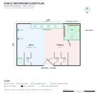 Cabine de douche et toilettes portables étanches sur mesure pour parcs urbains, zones de service, toilettes publiques préfabriquées en acier à nettoyage automatique – Fabricant