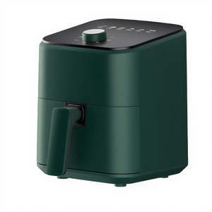 Friteuse à air carrée intelligente et moderne de 2,6 L, contrôle numérique, électrique, en plastique, sans huile, pour la cuisine, l'extérieur, le garage, utilisation comme grill, protection contre la surchauffe - Product Image 1