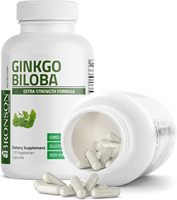 Complément alimentaire végétarien pour adultes OEM/ODM, stimulant cérébral et immunitaire, améliorant les fonctions neurotropiques, capsules d'extrait de feuille de Ginkgo Biloba et de vitamine B12