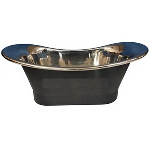 อ่างอาบน้ำทำจากโลหะทองเหลืองทรงรีทำจากโลหะเป็นมิตรกับสิ่งแวดล้อม - Product Image 1
