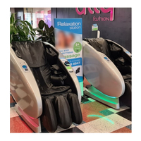 Fauteuil de massage Shiatsu CM-817 avec paiement par carte de crédit, écologique, à rail SL, pour usage commercial