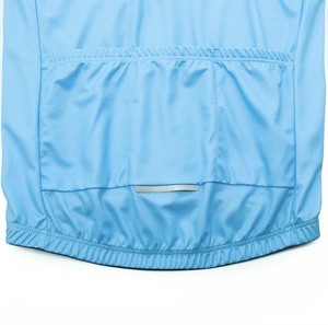 Maillot de Ciclismo de Manga Corta en Color Sólido, Múltiples Colores, Transpirable, de Secado Rápido, con Bolsillos Traseros para Ciclismo al Aire Libre - Product Image 6