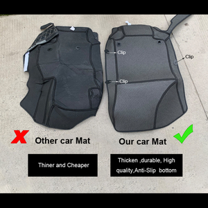 <span class=keywords><strong>Tappetini</strong></span> <span class=keywords><strong>Auto</strong></span> su Misura per Interni in Materiale Ecologico per Oltre il 95% dei Veicoli Set Completo Monostrato 5 Posti Guida a Sinistra e a Destra - Product Image 2