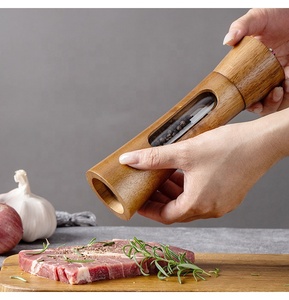 <span class=keywords><strong>Moulin</strong></span> à <span class=keywords><strong>poivre</strong></span> réglable écologique en bois d'acacia avec bouteille pour la maison et le restaurant; broyeurs de sel de mer <span class=keywords><strong>poivre</strong></span> de <span class=keywords><strong>Sichuan</strong></span> - Product Image 3