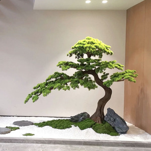Realistic Fake <strong>Tree</strong> Fiberglass <strong>Artificial</strong> Big <strong>Bonsai</strong> Beauty Pine <strong>Tree</strong> <strong>Artificial</strong> Large Pine <strong>Tree</strong> Home Indoor Decoration Plants - Product Image 4