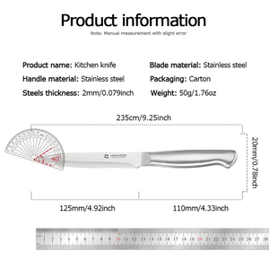 Stainless Steel Kitchen Utility Knife Ultra Sharp Chefs KnifeMultipurpose Kitchen Knife for Fruit & <b>Vegetable</b> OEM/ODM Wholesale - Product Image 3