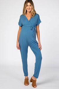 Combinaison de maternité pour femmes enceintes, ceinture amovible, sans manches - Product Image 6