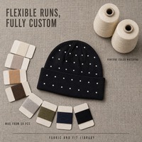 Bonnet tricoté personnalisé Highfly avec strass, chaud pour l'hiver, avec revers, vente en gros, OEM, ODM, marque d'usine, e-commerce, achat en gros