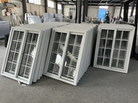 Fenêtre coulissante moderne en PVC avec double vitrage et stores intégrés, personnalisable en gros pour usine