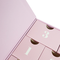 Prêt à expédier boîte aveugle surprise en carton créatif boîte-cadeau de Noël compte à rebours calendrier boîte d'emballage cadeau