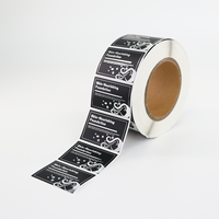Étiquettes d'emballage en vinyle à bordure blanche de style minimaliste pour fournitures de bureau modernes et boîtes d'organisation