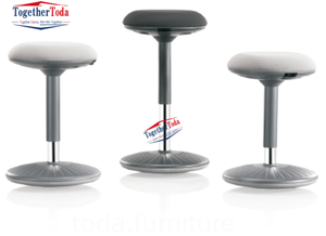 Silla de Oficina y Escuela Ergonómica de Alta Gama, Ajustable en Altura, Ligera y Portátil, con Base Oscilante - Product Image 4