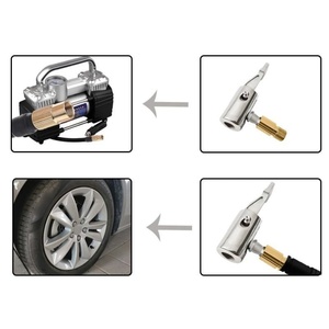 Conector de Bomba Inflable Portátil para Neumáticos de Coche, Compresor de Aire, Desinflable, Inflador de Neumáticos, Conector para Manguera de Reparación - Product Image 4