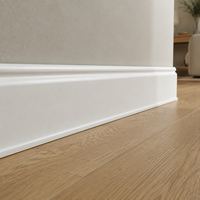 Plinthe Moderne Blanche en PS Banruo pour la Décoration Murale et de Sol des Villas et Hôtels - Écologique et Durable