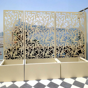 Grande Fioriera in Alluminio Stile Australiano con Griglia Metallica, Recinzione da Giardino e Schermo Privacy Verniciato a Polvere Resistente - Product Image 4