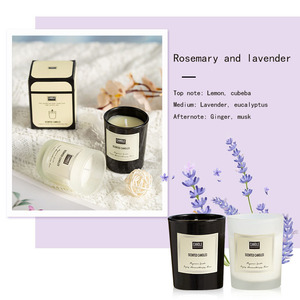 Muestras gratis Vela perfumada de lujo Decoración DE BODA Velas de tarro de vidrio transparente Velas de diseño único - Product Image 4