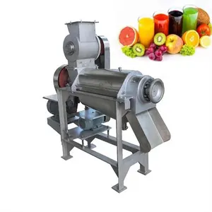 Máquina de prensado de zumo de manzana, acero inoxidable, exprimidor Industrial de prensado en frío con tornillo en espiral