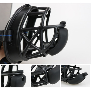 Muselière pour chien réglable, anti-morsure, anti-mastication et anti-aboiement, en silicone souple, nylon et néoprène - Product Image 5