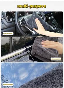 Paños de Limpieza Cuadrados de Microfibra Súper Tejida, Ecológicos, de Secado Rápido, Toallas de Lavado de Autos para Autos y Cocina, Venta al por Mayor - Product Image 2