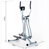 Hot Seller Body Shaper Elliptique Cross Trainer Machine de marche Air Walker avec écran