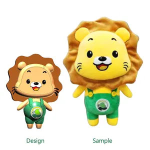 High Quality Unique Design Custom Plush Cotton Toys Cartoon Anime Movies Video Games Animal Portraits Animal Dolls