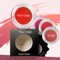 Meilleure vente de palette de fards à paupières vegan de haute qualité imperméable à l'eau longue durée crème unique blush surligneur