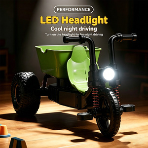 Triciclo Eléctrico de 3 Ruedas con Control de Pedal, Juguete de Animal de Dibujos Animados, Cordero Pequeño - Product Image 3