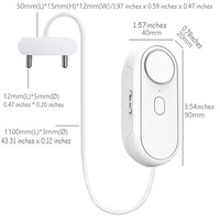 Capteur de fuite d'eau ABS intelligent Portable détecteur de niveau de débordement d'alarme de fuite de tuyau souterrain liquide