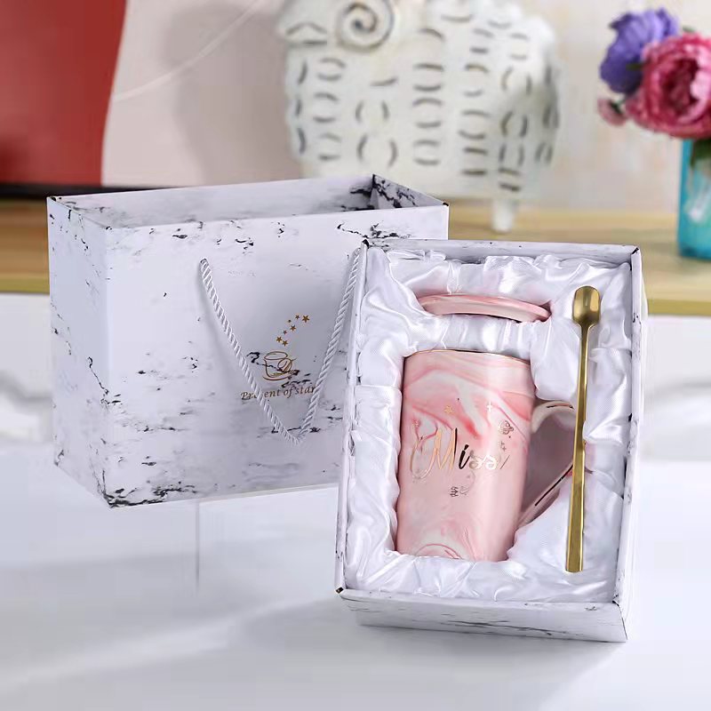 Pink 12 Oz cup gift set